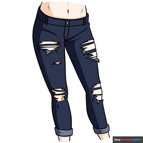 anime pants drawing